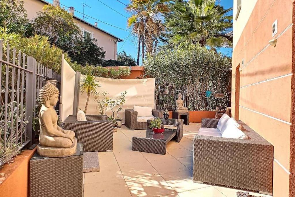 Proche Mer 3P+40M2 Terrasse Antibes Bagian luar foto