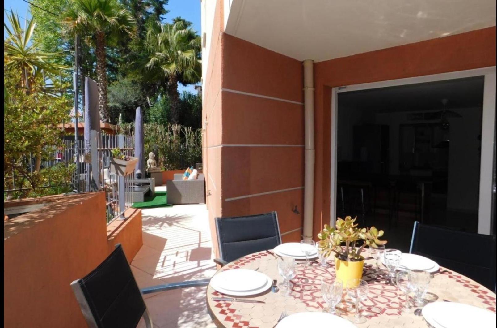 Proche Mer 3P+40M2 Terrasse Antibes Bagian luar foto