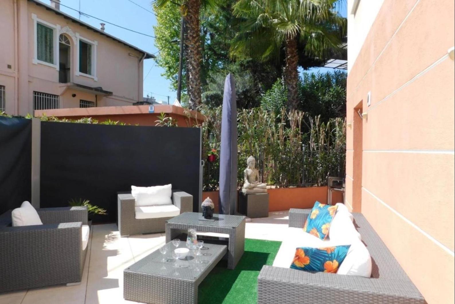 Proche Mer 3P+40M2 Terrasse Antibes Bagian luar foto